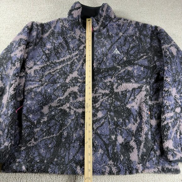 Nike ACG Canwell Glacier Therma-Fit Quarter Zip Jacket Purple Men’s Size Large - Picture 4 of 7